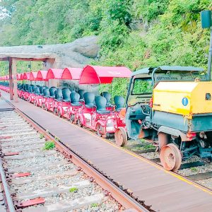 Gangchon-rail-bike-park-rail-bike-front-view