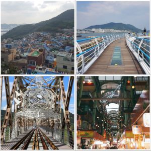 Busan-Gimhae-nakdonggang-River-rail-bike-Gamchon-Gukje-Market-Songdo-Skywalk-tour