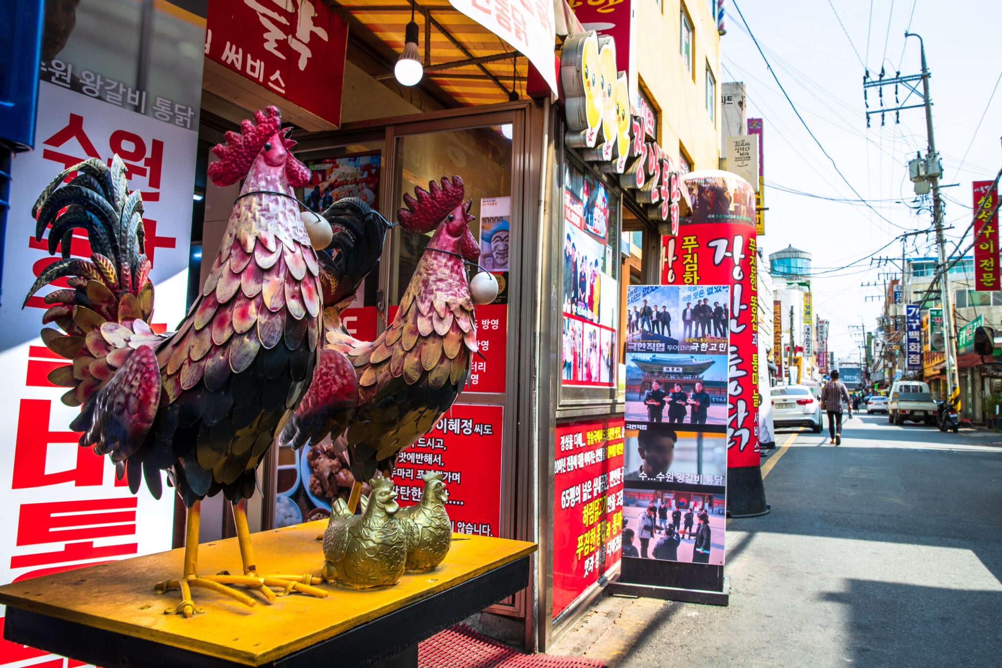 Suwon Walking Tour with food exploration (chicken street and local market) KoreaTravelEasy