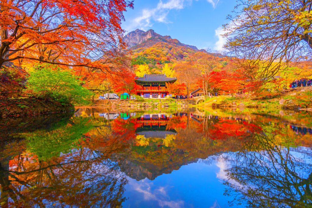 Naejangsa Temple in autumn