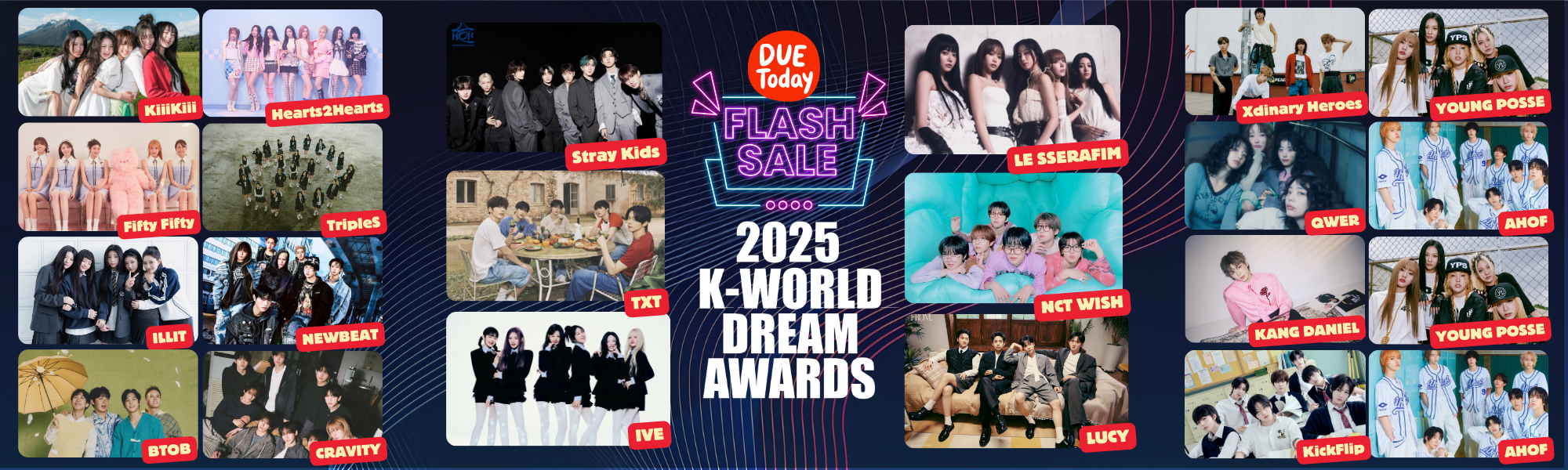 (Event Day Flash Sale) 2025 KWorld Dream Awards KPOP concert Ticket (21st Aug) | KoreaTravelEasy