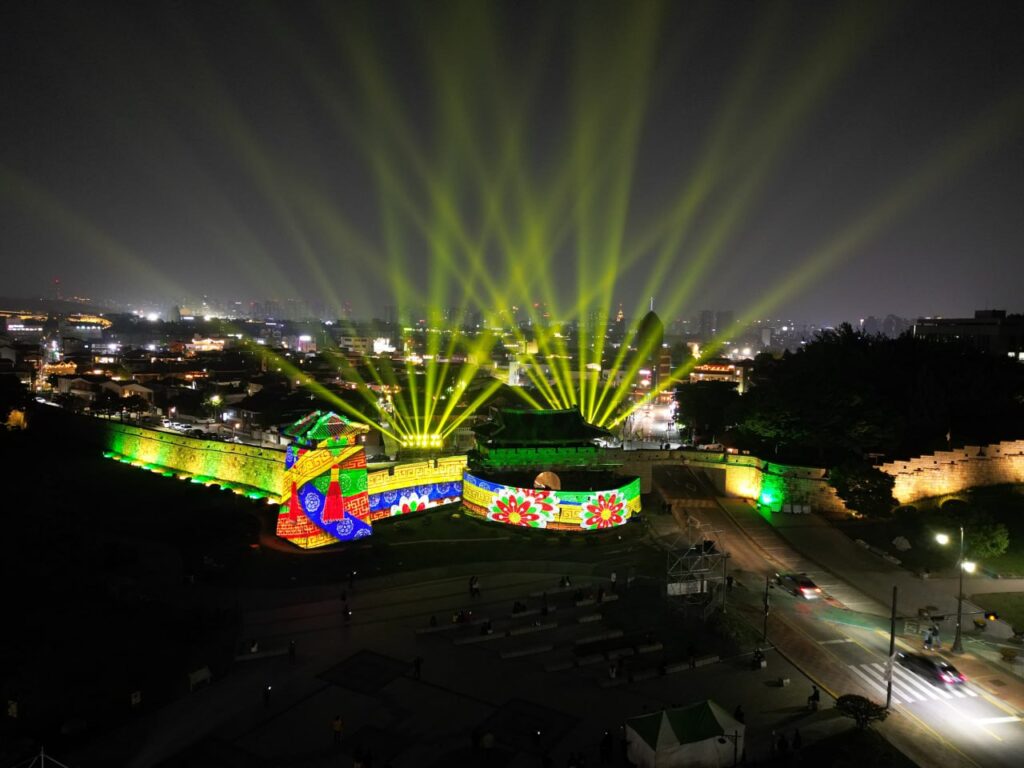 Media art at Suwon Hwaseong
