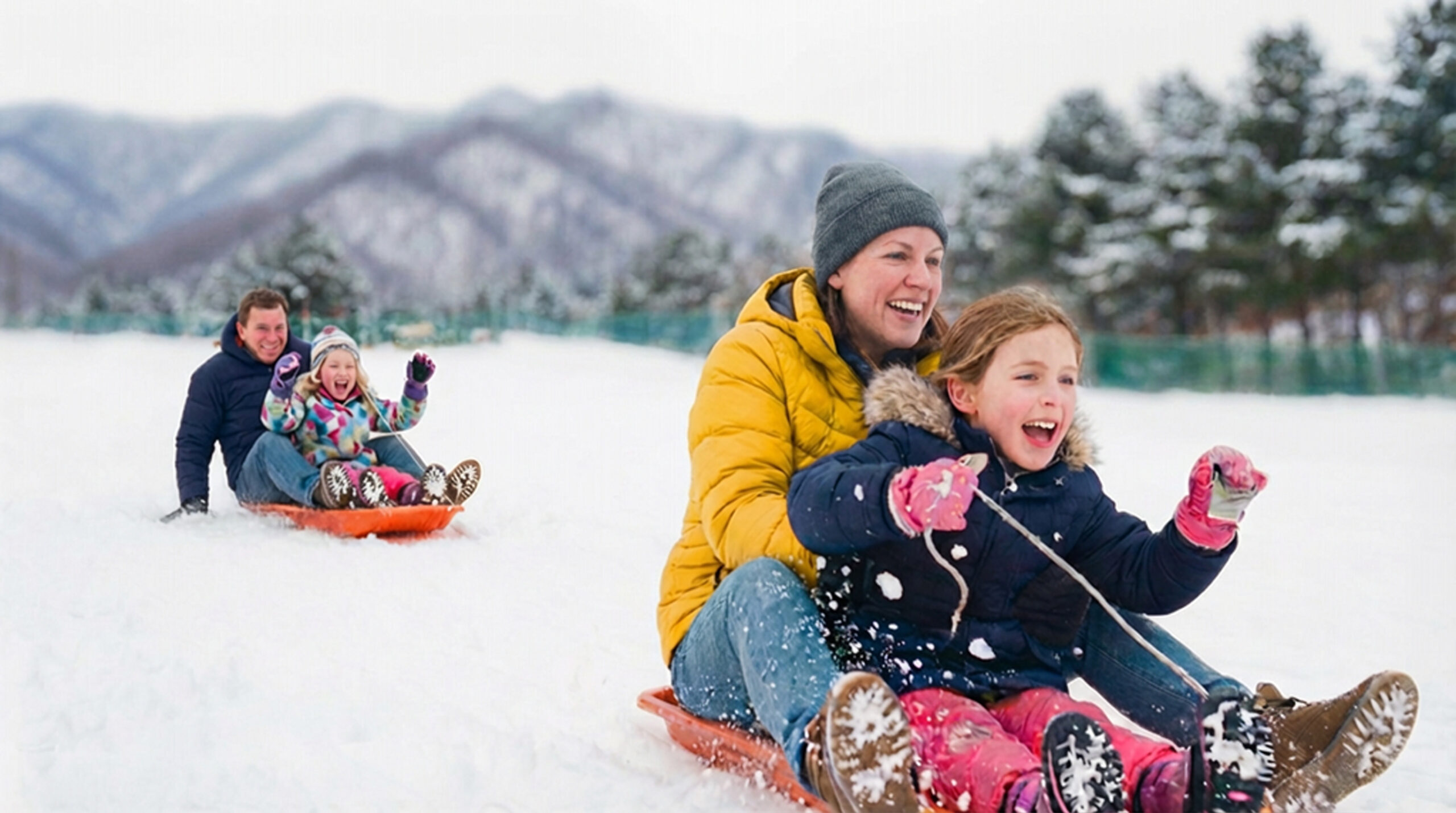 Kids Snow Playground