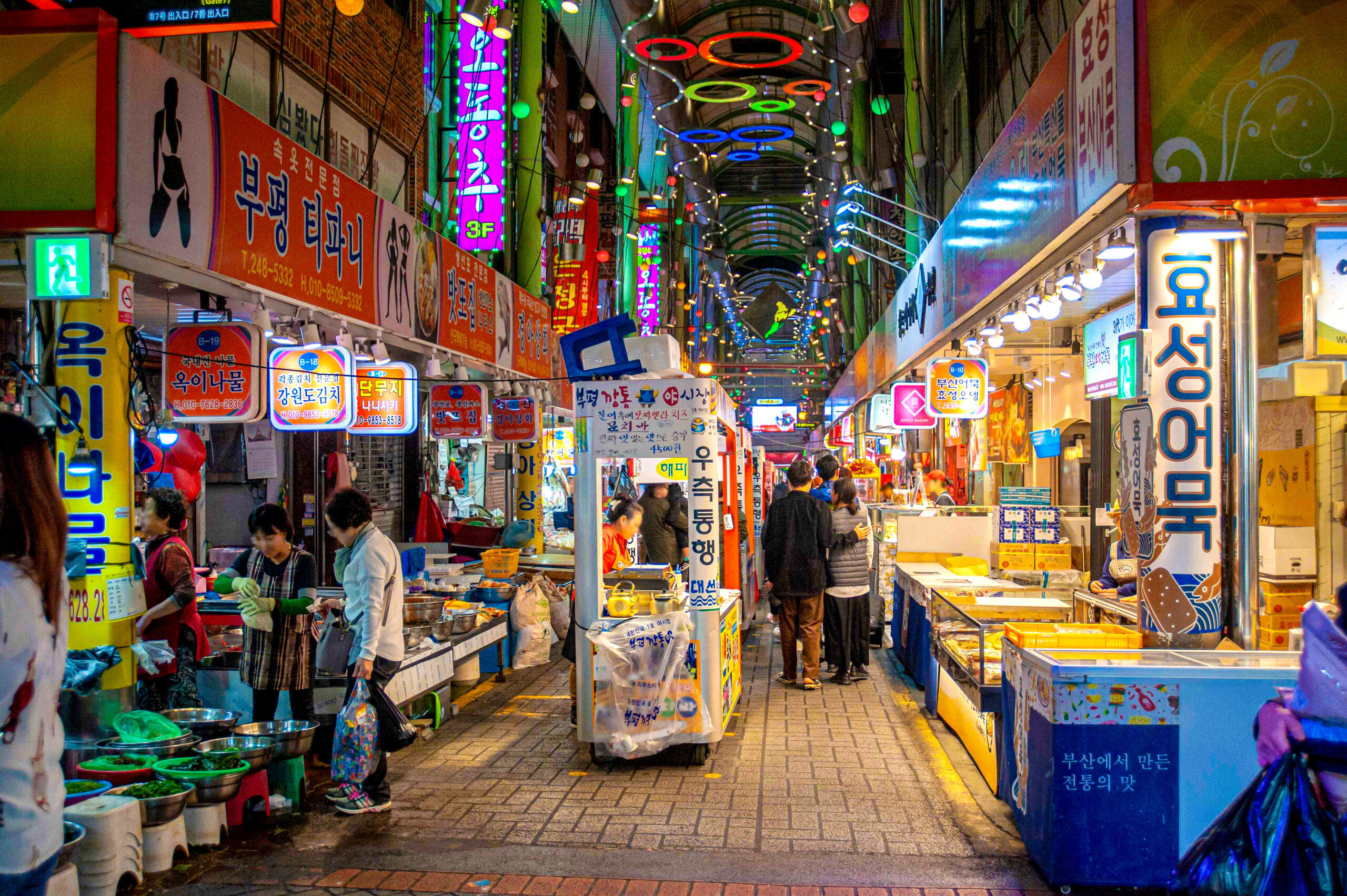 Gukje Market local stalls