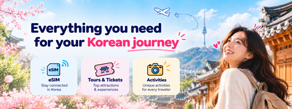 KoreaTravelEasy travel services including eSIM, tours, tickets and activities in Korea